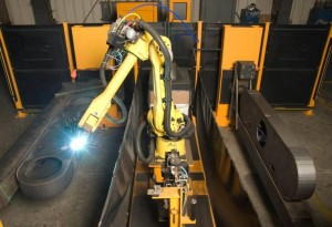 K&M Machine Fabricating - Robotic Welding of Gear Box for Mining Industry Vehicle