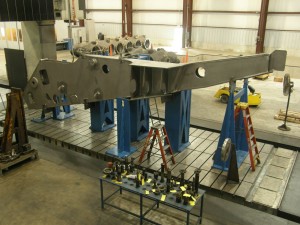 K&M Machine Fabricating – Machining a Large Fabrication for a Mining Truck Frame