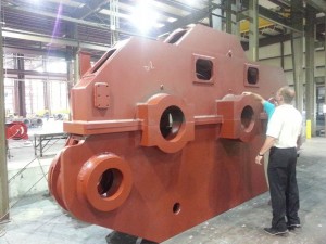 K&M Machine Fabricating - Fabricated and Machined Gear Box for Mining Industry Drag Line