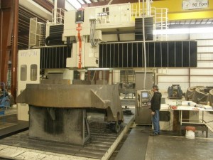 K&M Machine Fabricating - Machining a Wind Turbine Base