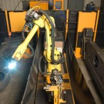 K&M Machine Fabricating - Robotic Welding of Gear Box for Mining Industry Vehicle
