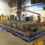 K&M Machine Fabricating - Tacking a Base for CNC Router for Aerospace Industry
