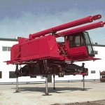 K&M Machine Fabricating - Cab for construction crane. Fabricated, machined, assembled and painted at K&M.