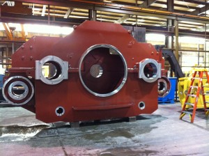K&M Machine Fabricating - Fabricated and Machined Gearbox for Mining Industry Drag Line