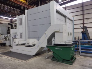 Large Machining 126 - Tool Magazine Load Station and Chip Conveyors