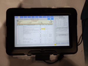 Machining Large Bores - Tablet Computer for Shop Floor Data Collection