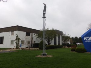 "Spring Temple" by Father Austin Collins, Sculpture Fabrication on K&M Machine-Fabricating Inc.'s Campus